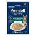 Ração Úmida Sachê Premier Gatos Castrados Sabor Peito de Frango e Arroz Integral 70G