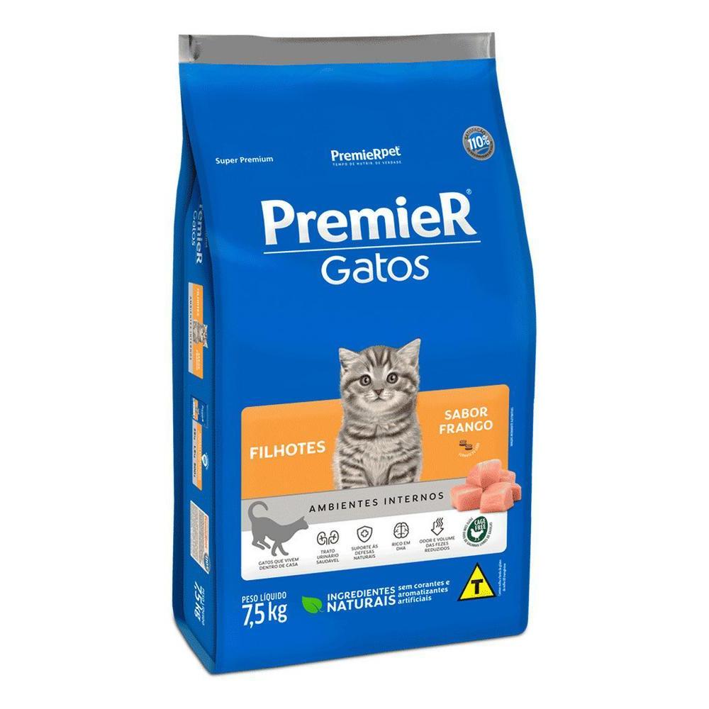 PremieR Gatos Filhotes Frango