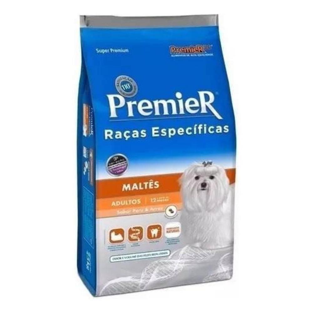 PremieR Raças Específicas Cães Adultos Maltês Peru e Arroz