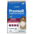Ração para Ambientes Internos Cães Adultos Sênior Frango e Salmão Premier Pet 12Kg