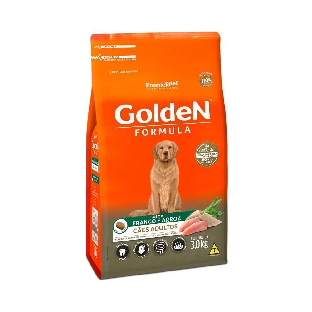 GoldeN Formula Cães Adultos Porte Grande Frango e Arroz