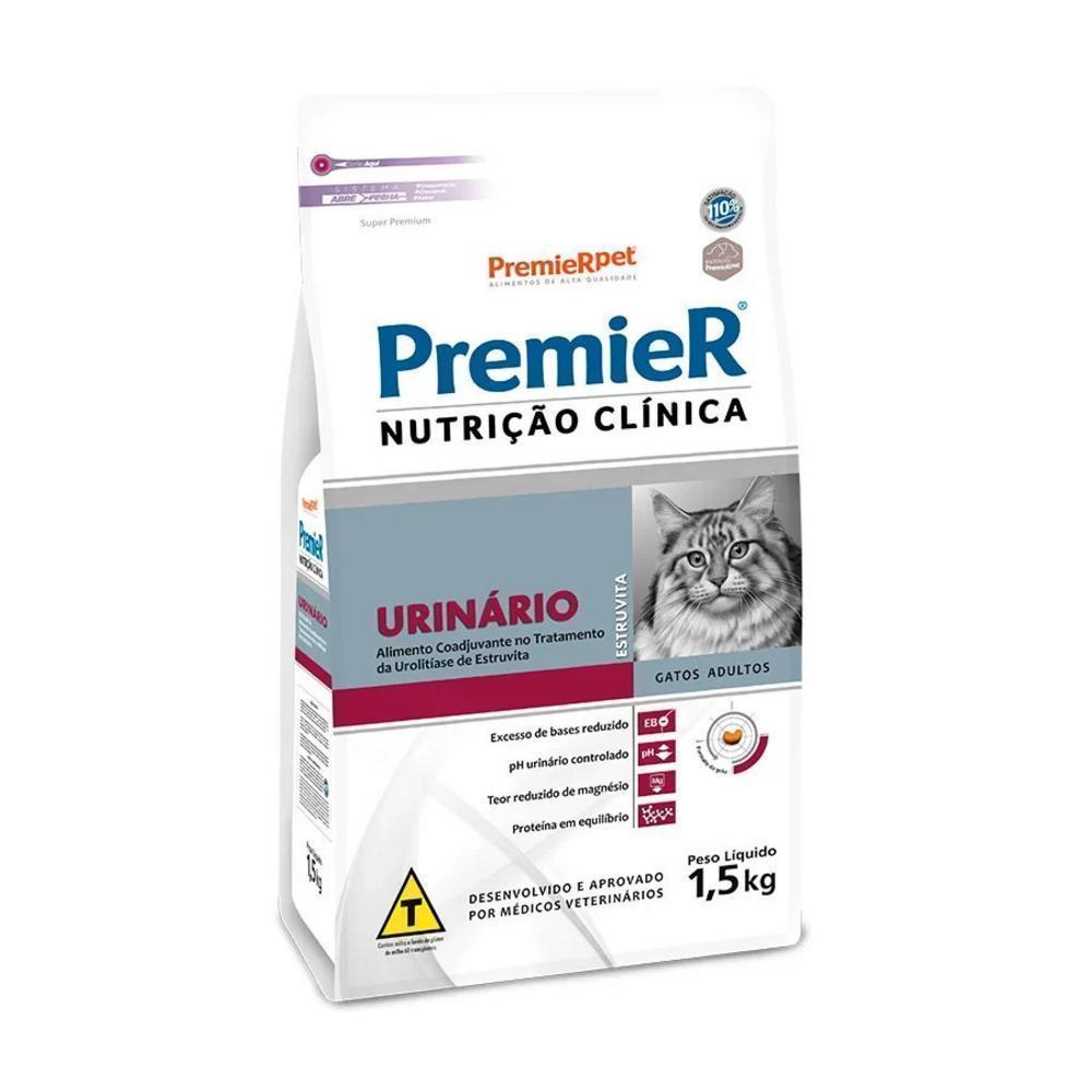 Ração Premier Nutrição Clínica Gatos Urinário 1,5Kg