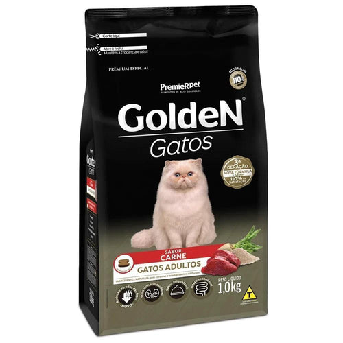 Golden Gatos Adultos Carne 1kg