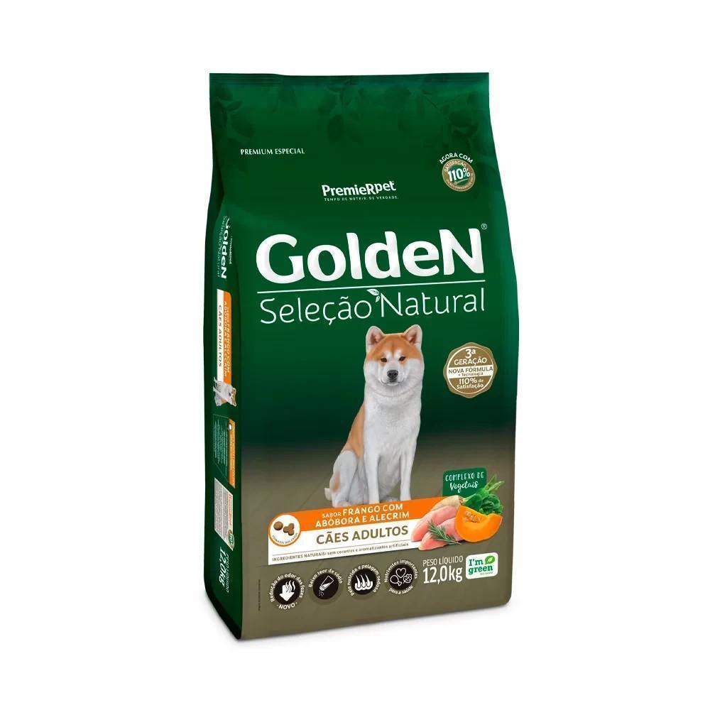 GoldeN Seleção Natural Cães Adultos Frango, Abóbora e Alecrim