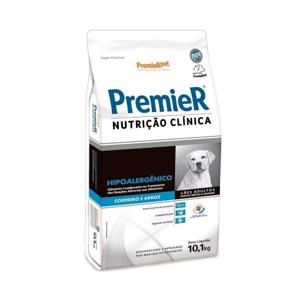 PremieR Nutrição Clínica Cães Hipoalergênico Cordeiro e Arroz