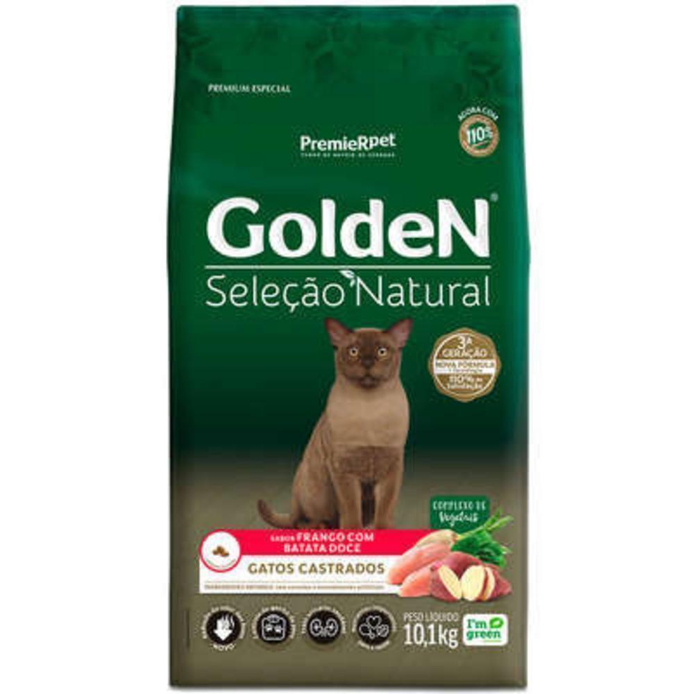 GoldeN Seleção Natural Gatos Castrados Frango e Batata Doce